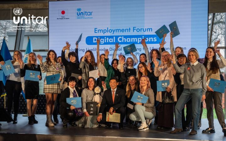 UNITAR Digital Reskilling Programme Digital Champions Forum Group Photo UNITAR Digital Reskilling Programme Digital Champions Forum Group Photo