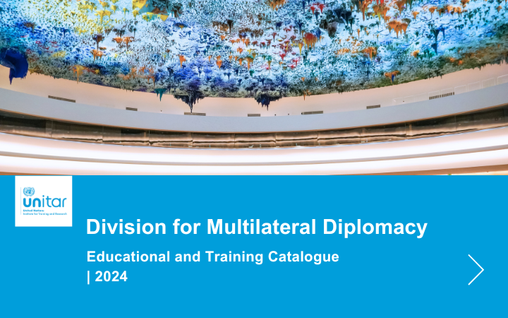 UNITAR Multilateral Diplomacy Programmes Brochure