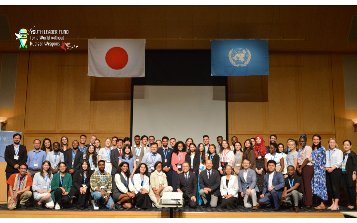 Youth Leader Fund Study Tour Opening Ceremony in Nagasaki, Japan Group photo of the YLF participants, partners and government officials
