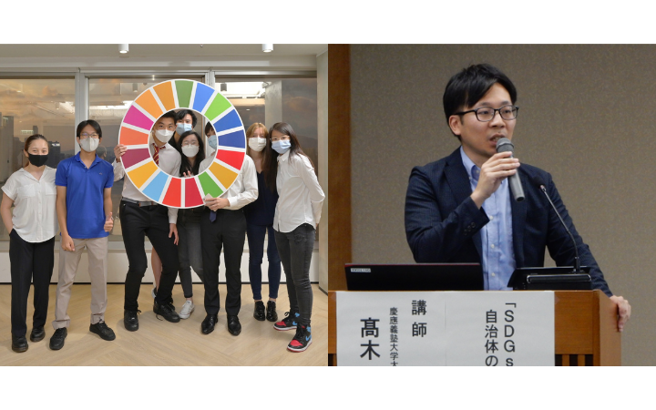 Left: UNITAR Asia Pacific Youth Ambassadors, Right: Mr. Cosmo Takagi, UNITAR Hiroshima Youth Ambassadors Lecturer Left: UNITAR Asia Pacific Youth Ambassadors, Right: Mr. Cosmo Takagi, UNITAR Hiroshima Youth Ambassadors Lecturer