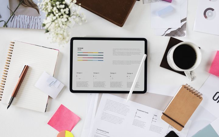 Digital Tablets and Business Graphs. Photo by Envato Elements Digital Tablets and Business Graphs. Photo by Envato Elements