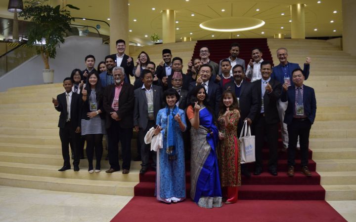 Participants at the inaugural ceremony of the workshop “Ecotourism for a Sustainable Future of Asia-Pacific" Workshop Ecotourism for a Sustainable Future of Asia-Pacific