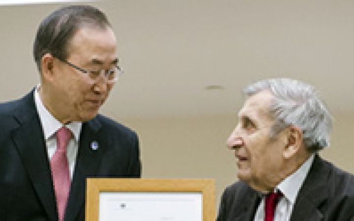 Mr. Ban Ki-Moon and Mr. Jean Gazarian