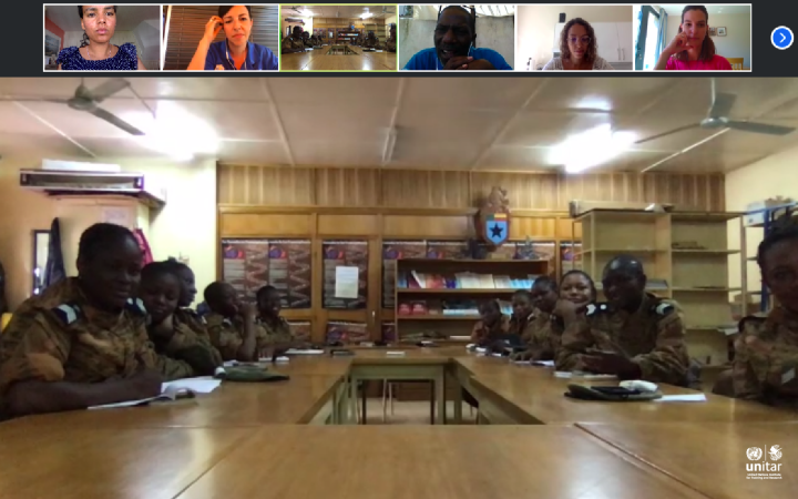 Virtual Meeting with the women of the Burkinabe FPU Virtual Meeting with the women of the Burkinabe FPU