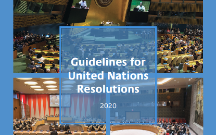 UN Resolution Guidelines Handbook English