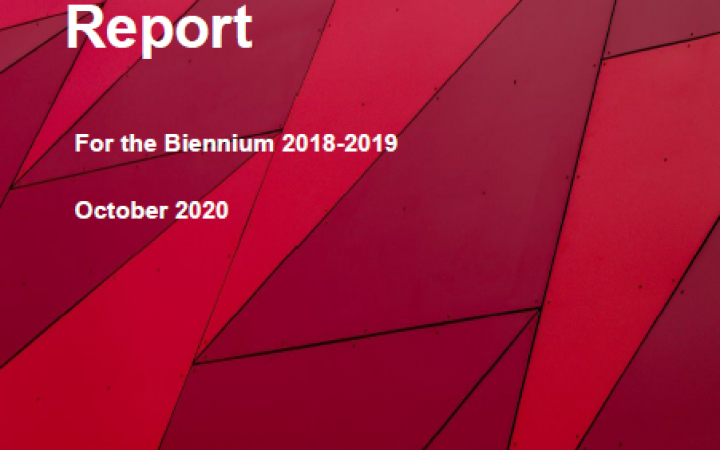  Report For the Biennium 2018-2019