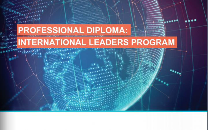 Professional Diploma: International Leaders Programme 
