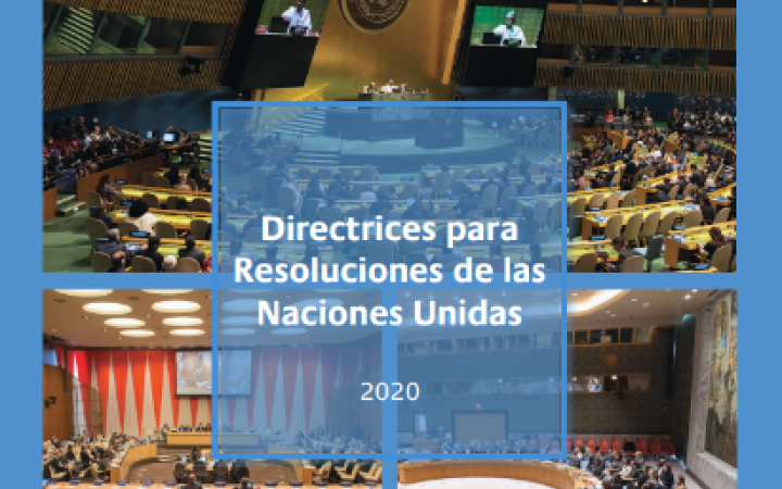 UN Resolution Guidelines Handbook Spanish