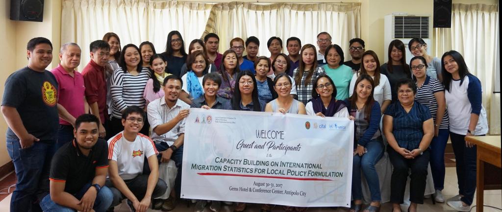 Members of the Quezon City Migration and Development Council during the workshop