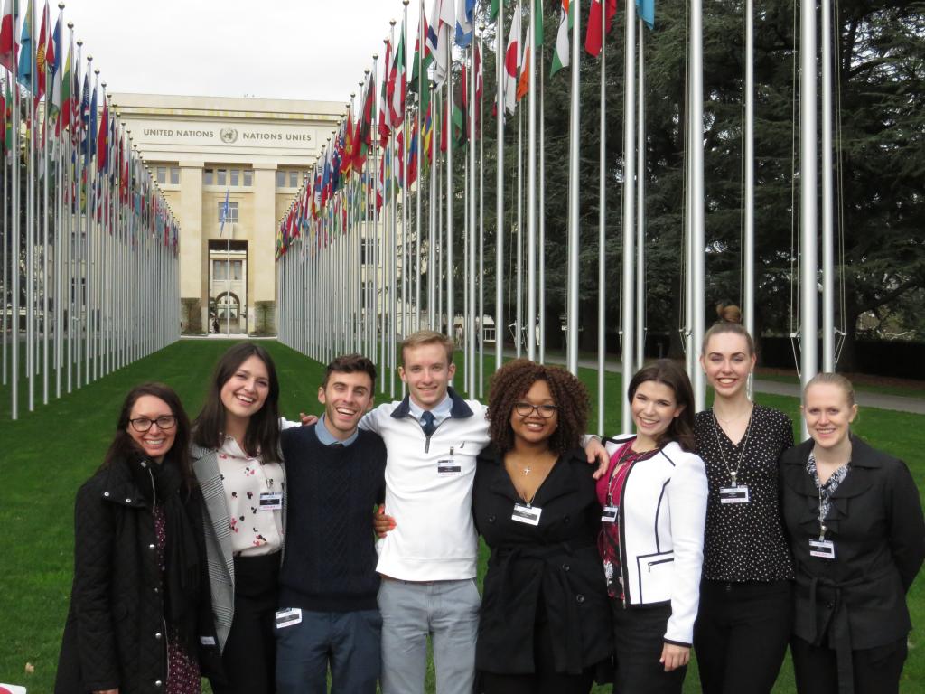 Students participating in the “Distinguished Global Ambassadors” workshop