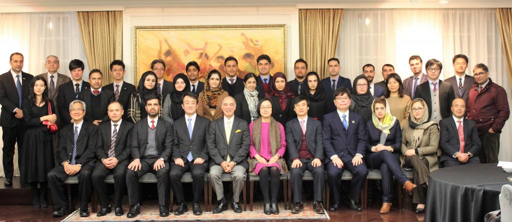UNITAR Hiroshima Public Financial Management Study Tour Reception at Afghan Embassy