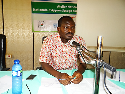Dr.Augustin Kabore during his workshop moderation