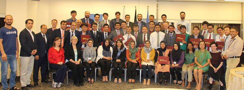 Afghanistan Fellowship Programme Workshop III Hiroshima Group Photo