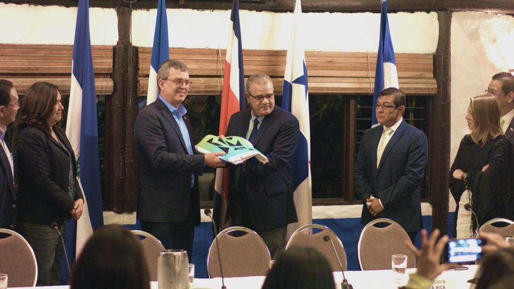 Participants at the meeting of the Council of Ministers of the Central American Commission for Environment and Development 2