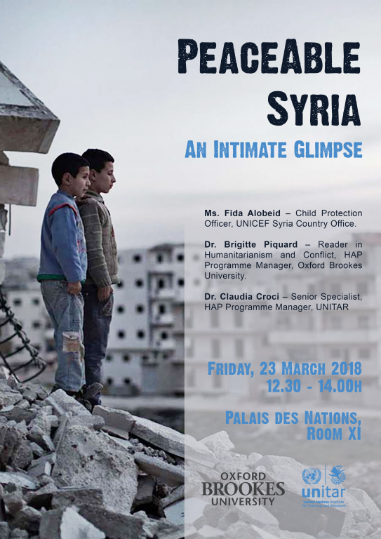PeaceAble Syria: An Intimate Glimpse