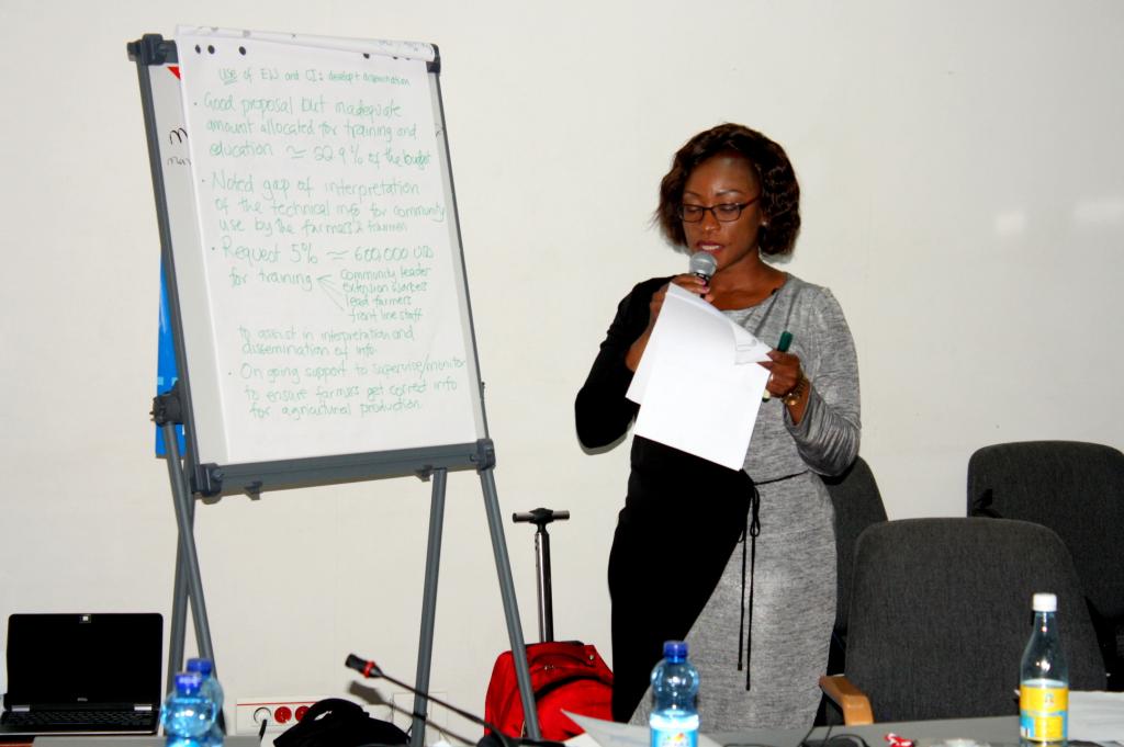 Ms. Shamiso Najira, Climate Change Learning Ambassador from Malawi