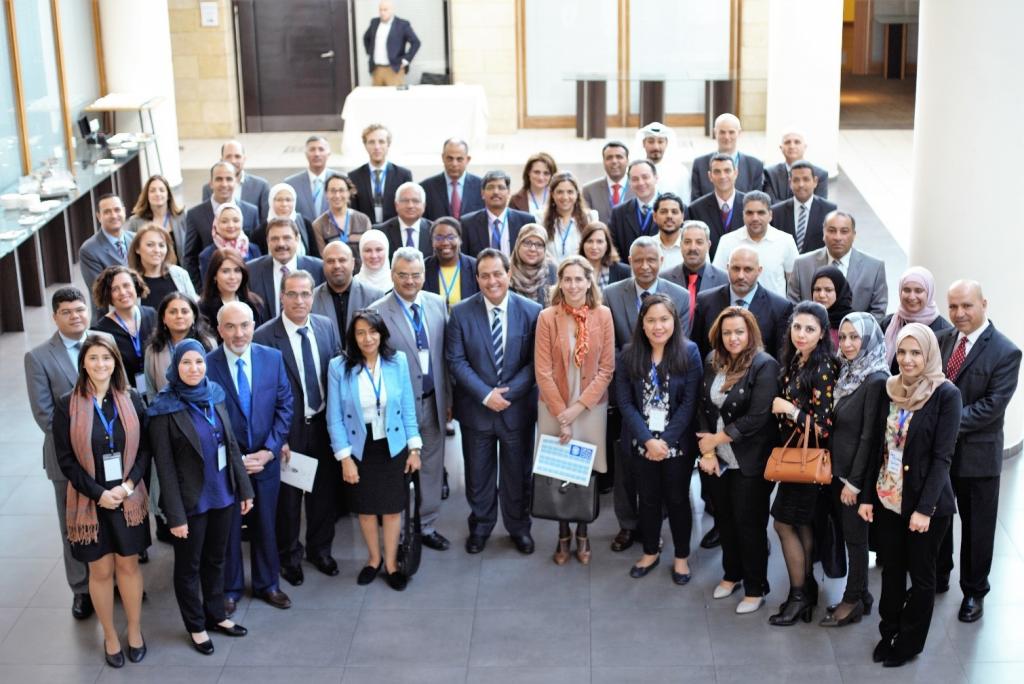 Photo 1: Participants included 30 policy makers from Environment, Planning and Finance Ministries in the MENA region and more than 25 representatives from UN agencies and other development partners. 