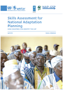 Photo 1: The Skills Assessment for National Adaptation Planning, cover page.