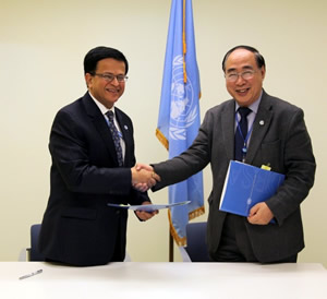 UNITAR and UNDESA sign MoU