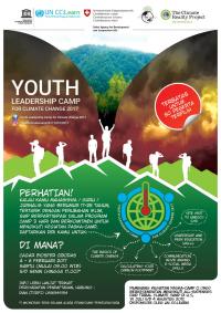Photo 2: Youth Leadership Camp for Climate Change 2017 Poster.