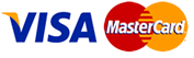 Visa and MasterCard logos